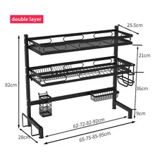 Set cucina rack spezie Portacoltelli multifunzione per la cucina Set cucina rack spezie Portacoltelli multifunzione per la cucina
