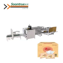 Gewebeverpackungsmaschine Automatische Kartonverpackungsmaschine Kleine Verpackungsmaschine Kartonboxverpackungsmaschine