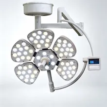 إضاءة جراحية سقفية متعددة المصادر تعمل بتقنية LED في غرفة العمليات تتيح تعديلات زاوية دقيقة