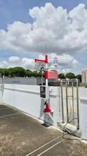 Système d'alerte précoce de protection contre la foudre avec système d'énergie solaire Système d'alerte précoce de protection contre la foudre avec système d'énergie solaire