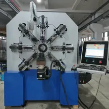 آلة تصنيع النوابض الحلزونية CNC عالية السرعة مع ±0.01mm دقة