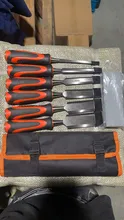 6PCS مجموعة أدوات نحت الخشب بما في ذلك مجموعة شفرات حادة وحجر شحذ