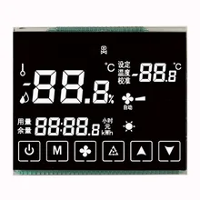 Modulo Display LCD OLED Flessibile Trasflettente a Toccare per Segmento Grafico del Pannello Personalizzato in Pollici