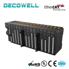 EtherCAT Coupler IO Systeem voor PLC, 16 Punt Digitale Ingang Uitgang Gedistribueerde Module