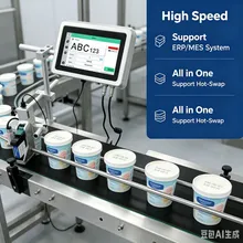Mini Tij Batch- und Datendrucker tragbarer kontinuierlicher Tintenstrahldrucker automatisches Datencodierungssystem für Förderband