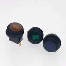 Pannello interruttore a levetta con protezione da sovraccarico e indicatore LED per 12V-24V RV auto camion rimorchio