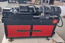 Máy cuốn chỉ chất lượng cao, đầu nối thép, máy ren thép tự động, máy cuốn ren thép khí nén