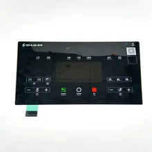 Fabrikpreis maßgeschneiderter transparenter Fenstergeprägter Tastenmembranschalter