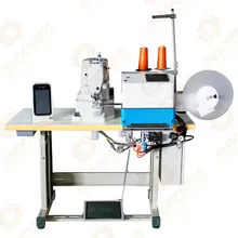 Máquina de Costura com Adesivo Mágico de Alimentação Automática para Têxteis com Vários Padrões Oferecendo Máquina de Costura de Tecido