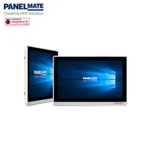 15.6 인치 라즈베리 파이 4 이더캣 산업용 임베디드 PC IP65 방수 방진 용 capacitive 터치 스크린 팬리스 올인원 컴퓨터 코드시스 패널 PC
