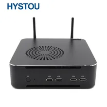 Hystou Penjualan Panas Mini PC Gaming DDR4 Kartu SD 1tb Tampilan Ganda 8USB Monitor Inci Komputer Android Tertanam Rk3288 Desktop
