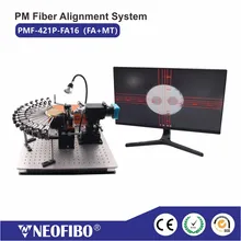 Máquina de Alinhamento de Fibra PM para Redes de Comunicação Óptica de Alta Velocidade Sistema de Alinhamento de Fibra de Manutenção de Polarização de Múltiplos Núcleos de Precisão