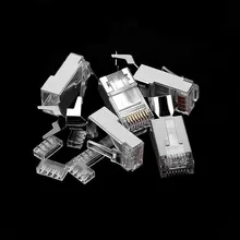 Connettori a spina modulari ad alte prestazioni RJ45, Rj11, Rj12 per reti
