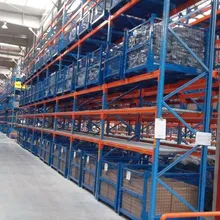 Estanterías de metal tipo viga de carga pesada, sistema de estanterías para palets de acero, estanterías de almacenamiento, logística de grandes almacenes