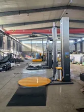 Macchina automatica per imballaggio, avvolgitrice per cartoni, tavolo rotante, avvolgitrice per pallet, macchina per avvolgimento pallet