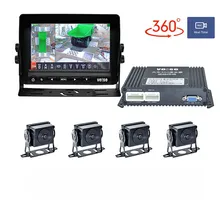 360 度鳥瞰システム 車載DVR 録画 パノラマビュー 全方位 後方カメラシステム