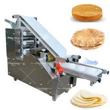 Máquina de hacer hojas de samosa de fácil operación, máquina automática de naan, máquina de pan lavash, máquina para hacer roti y chapati