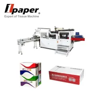 Máquina de embalaje automática de cajas de pañuelos faciales de alta velocidad e inteligente para línea de producción Máquina de embalaje automática de cajas de pañuelos faciales de alta velocidad e inteligente para línea de producción