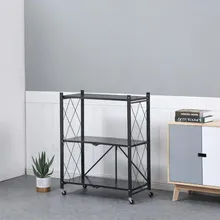 Verstelbare 5-Layer metalen planken stapelrek opslag vouwplanken rek