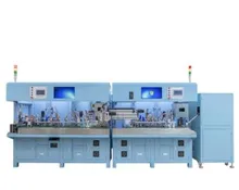 Wl-980 آلة عملية توصيل دبابيس الكابلات التلقائية 2 دبوس 3 آلة تثبيت دبابيس توصيل الكابلات آلة ضغط طرف الكابل آلة سلك الطاقة