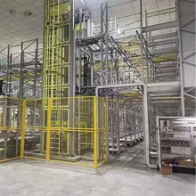 Sistema de Armazenagem Automatizada com Paletes de Economia de Trabalho