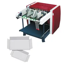 Hoge Kwaliteit Automatische Rigid Box Maakmachine Grijze Karton Groef Sleufmachine V Sleuven Groeven Notchmachine