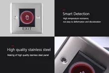 Interruptor de sensor infrarrojo táctil ajustable de distancia de detección Doortec