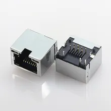 เสียบแพ็คเกจเต็มรูปแบบพร้อมอินเตอร์เฟซเครือข่ายแบบไร้สายเบา RJ45 RJ45-56-D02