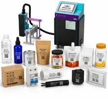 Pij Printer Inkjet untuk Mencetak Bagian Injeksi Plastik Nomor Batch Kode Qr Datamatrix Pelacakan Serial