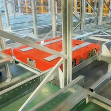 Автоматическая система шаттлового хранения стабильного паллетного стеллажа