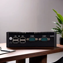 Linea di produzione tecnologica compatta nuova PC industriale modello supporta mini computer 2 LAN 2 COM 6USB computer mini industriale