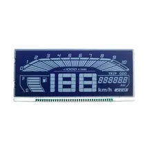 Özel Tn LCD Modülü Hız Göstergesi Motosiklet LCD Ekran Gösterimi