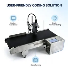 Máy in hạn sử dụng tiết kiệm năng lượng, sấy khô nhanh, máy in phun mã hóa để bàn, máy in phun inkjet