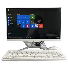 ホワイトシェルリムレスデスクトップオールインワンコンピュータオフィスコンピュータゲームオールインワンマシン