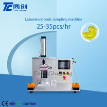 Kompakte halbautomatische Wasch-Kapselverpackungsmaschine für Labortests