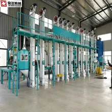 Bộ máy xay gạo hoàn chỉnh, máy chế biến gạo tự động với chức năng làm sạch và phân loại hạt