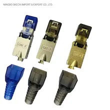 FTP/STP geschirmter modularer Stecker werkzeuglos RJ45 8p8c Feldanschluss Netzwerkmodul modularer Stecker CAT6A/Cat7/Cat8