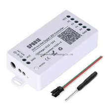 Sp801e WiFi Magischer LED-Controller LED-Matrix-Panel-Modul Ws2812b Ws2811 Lichtstreifen kabellose Steuerung DC5-24V