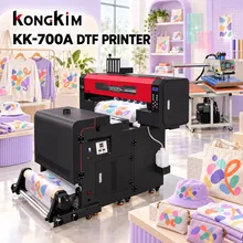 Doğrudan Tekstil Baskı Makinesi için Toz Serpme Ünitesine Sahip Otomatik DTF Yazıcı