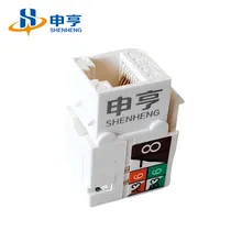 RJ45 Cat5e Keystone Jack Module 180 Graad Module Keystone Jack RJ45 Keystone Jack