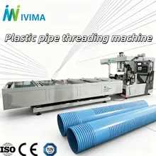 Ivima Fabriek Automatische Kunststof Pijp Draadmachine/PVC PE Pijp Draadmachine met CNC PLC Besturingssysteem