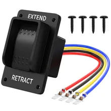 12V IP66 Interruttore di stabilizzazione di potenza impermeabile, interruttore di estensione e ritrazione, interruttore a pulsante per inversione di polarità, interruttore a leva per jacks RV 12V IP66 Interruttore di stabilizzazione di potenza impermeabile, interruttore di estensione e ritrazione, interruttore a pulsante per inversione di polarità, interruttore a leva per jacks RV
