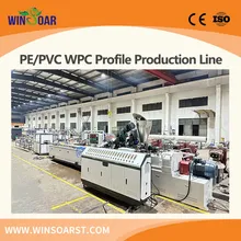 China Kunststoff PVC Türprofil Extruder Extrusionsmaschine/PVC Plattenherstellungsmaschine