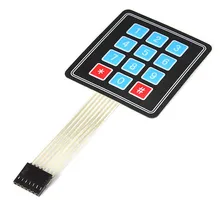 4 X 3 Matrix-Taste 12 Tastenfeld Membran-Schalter Tastatur für Arduino-Projekt