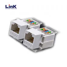 وحدة RJ45 CAT6 جاك كاستان أنثوي UTP للوحة التوصيل