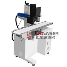 Máquina de Marcado por Láser de Fibra Raycus con Visión de Cámara de Alta Precisión y Detección Automática Visual CCD 30W 50W