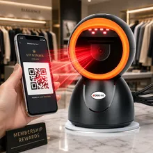 Tüm Yönlü Barkod Tarayıcı Masaüstü Qr Kod Okuyucu 2D Barkod Tarayıcı