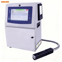 ドコド S1000 フルオートマティック高速Cij連続インクジェットプリンター日付コーディングマシンコーダー瓶バーコード印刷ロゴバッチコード