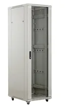 19-Inch Kilitli Kapaklı ve Kablo Yönetimi Olan Kompakt Sunucu Racki