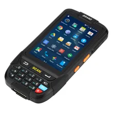 Terminal de Entrada de Dados Portátil Android Leitor RFID Dispositivo de Captura de Dados Mão com Leitor de Código de Barras